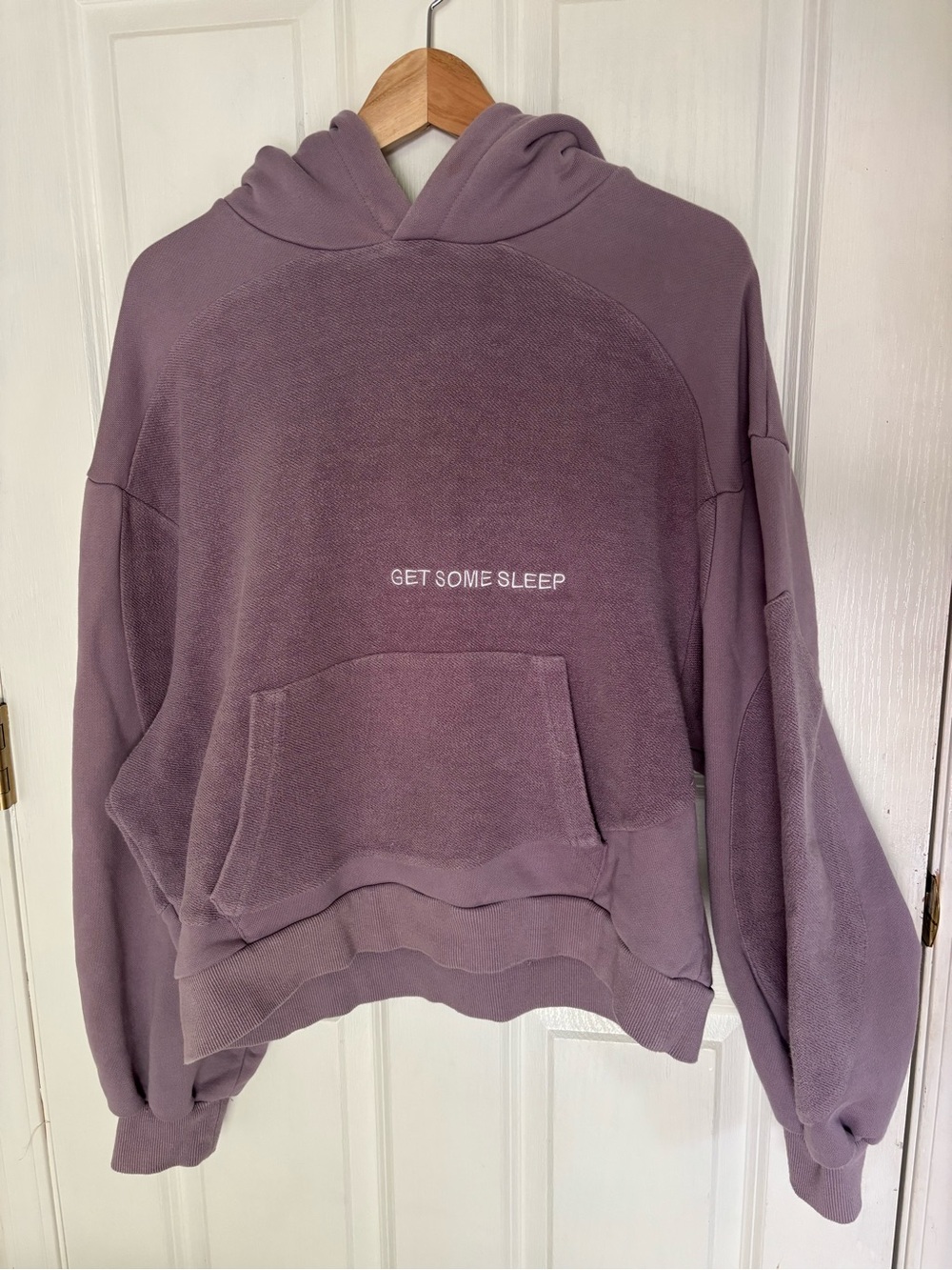Get Some Sleep Oversized dusty mauve Hoodie Sweater medium